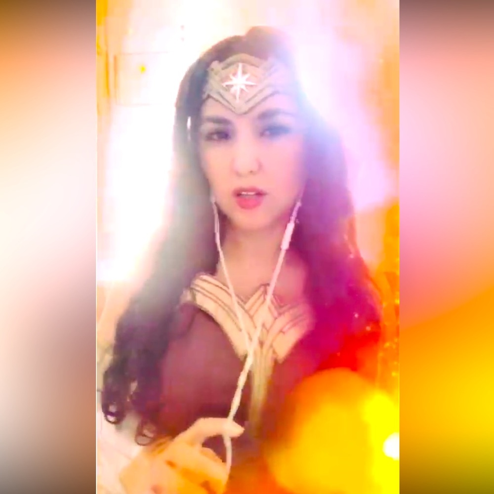 Wonder Woman costume corset top